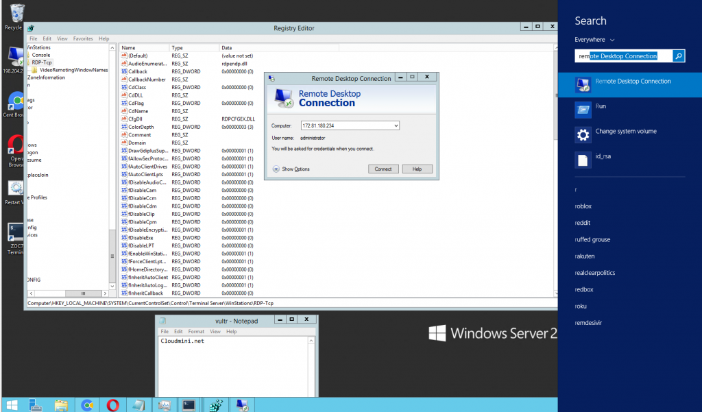 Hướng dẫn thay đổi port của remote desktop