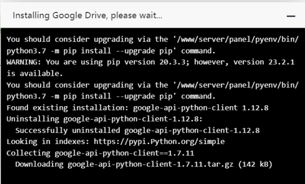 Install google drive