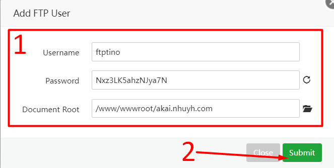 Set up User account