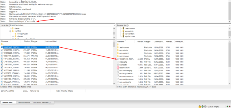 connect file