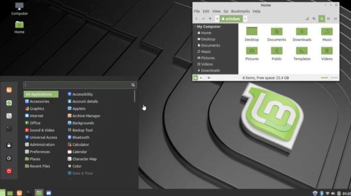 Linux Mint Desktop