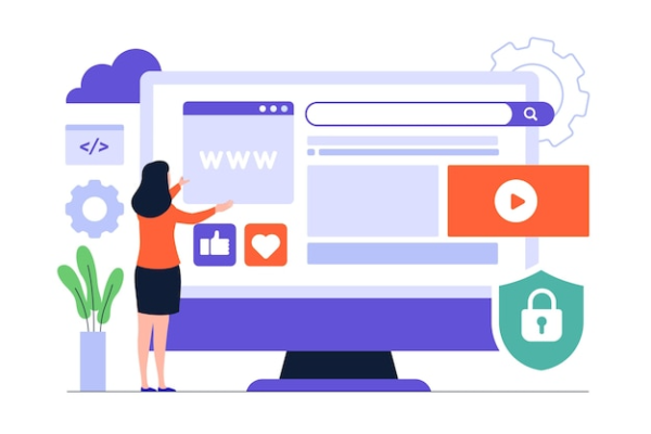 Page for appealing traffic