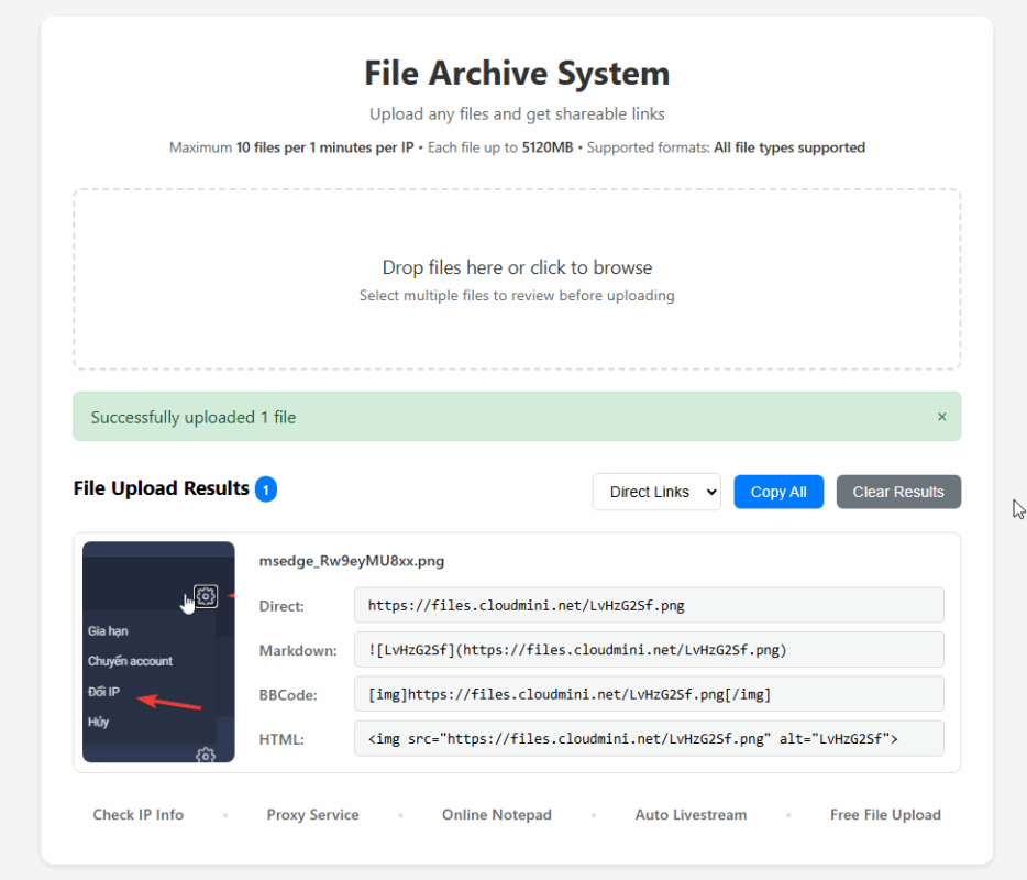 File Archive System